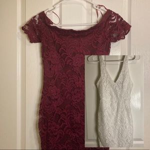 Pair of: Ambiance & Rue21 Lace Dresses